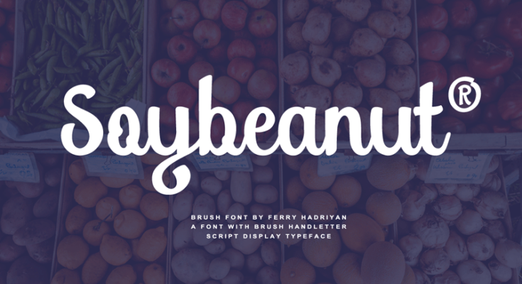 Soybeanut Script Font Free Download